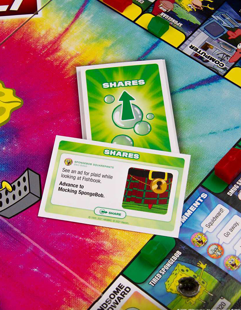 MONOPOLY&reg; SpongeBob SquarePants Meme Edition Board Game image number 2