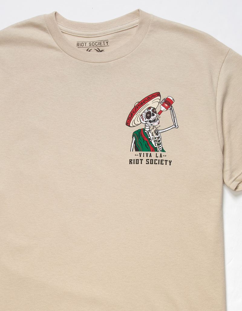 RIOT SOCIETY Fiesta Viva La Riot Society Mens Tee image number 2