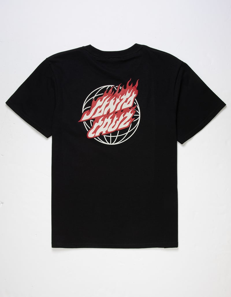 SANTA CRUZ Global Flame Dot Boys Tee image number 0
