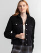 ASHLEY VINTAGE CHARM Womens Sherpa Trucker Jacket image number 1