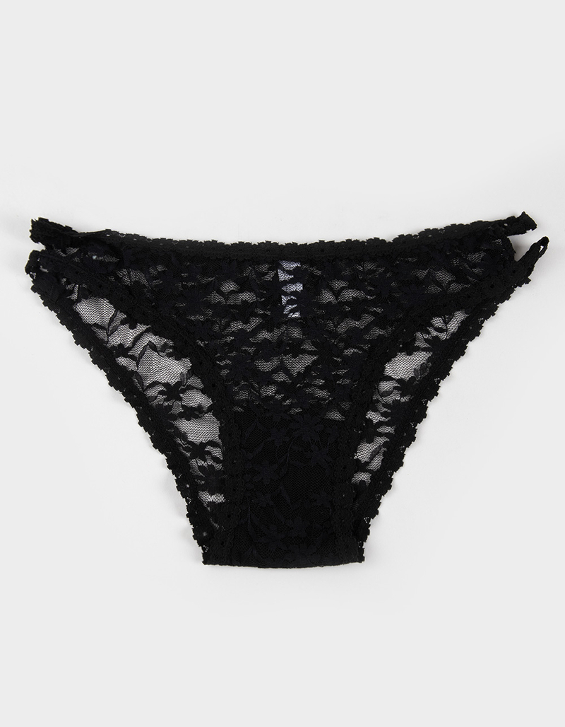 FULL TILT Daisy Lace Trim Cheeky Panties image number 0