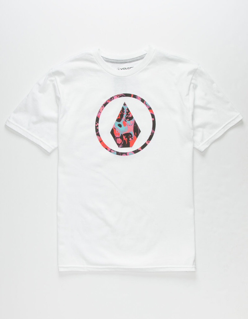 VOLCOM Dycut Boys White T-Shirt image number 0
