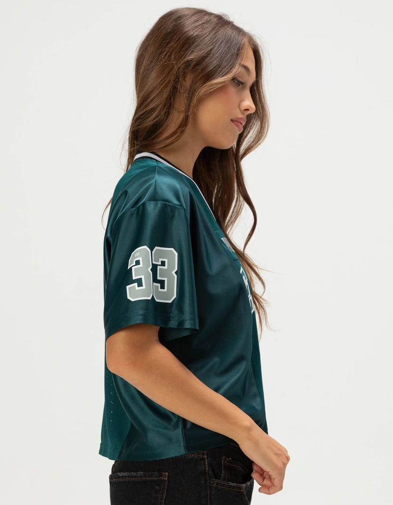 PHILADELPHIA EAGLES Fight Song Womens Crop Mesh Jersey image number 3