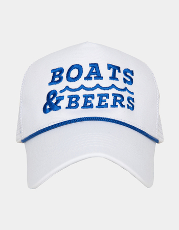 KATYDID Boats & Beers Trucker Cap with Rope Primary Image