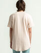 RSQ Mens Dusty Pink Tall Pocket Tee image number 4