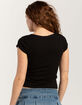 HEART & HIPS Rosette Womens Tee image number 4
