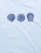 SHELL Blue Beach Seashells Unisex Tee image number 2