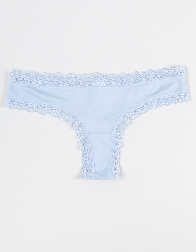 FULL TILT Lace Trim Thong image number 0