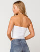 DESTINED Womens White Tube Top image number 3