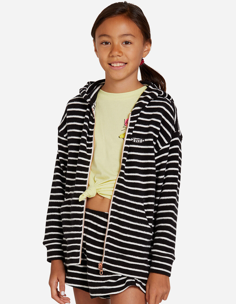 VOLCOM Lil Zip Girls Fleece Jacket image number 3