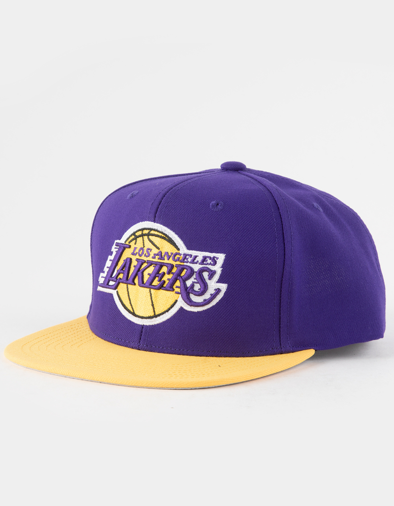 MITCHELL & NESS Los Angeles Lakers Mens Snapback Hat image number 0