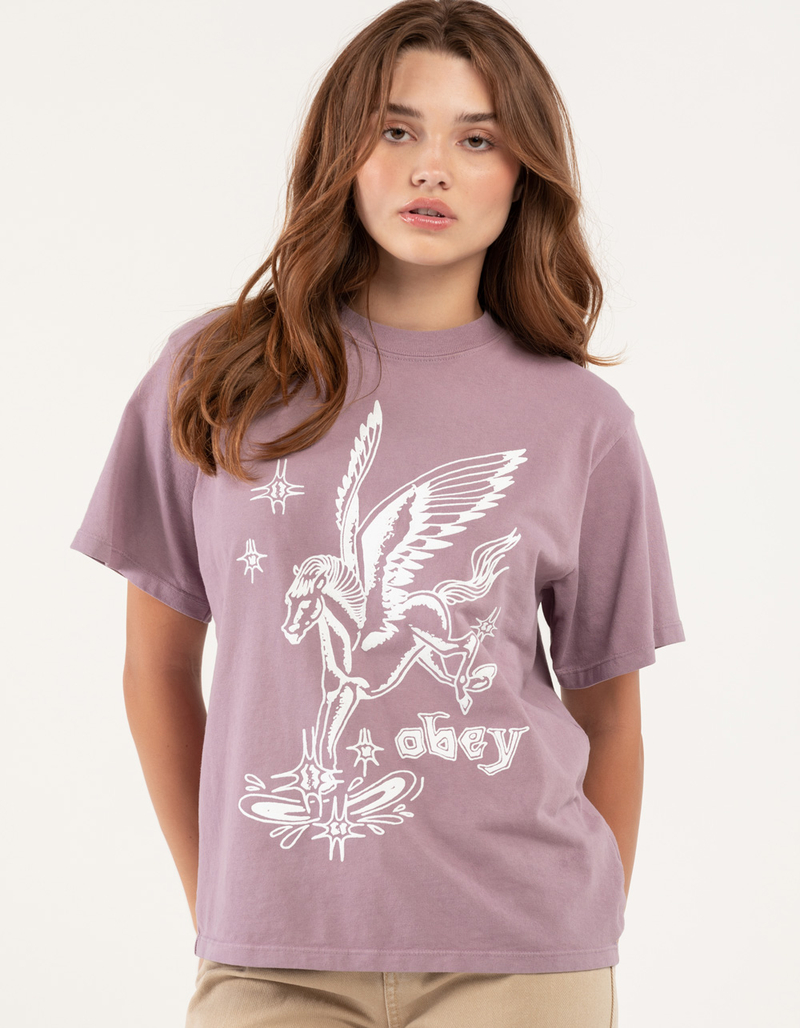 OBEY Pegasus Womens Tee image number 0