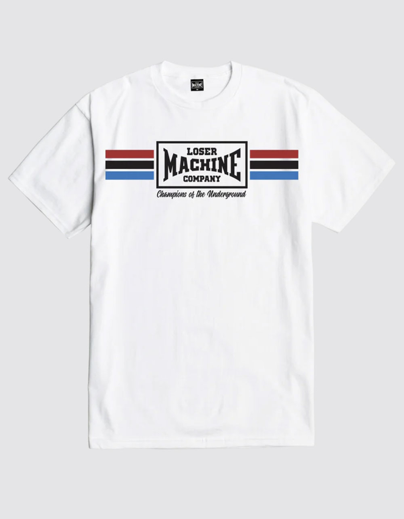 LOSER MACHINE Warm Ups Mens Tee image number 0