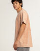 RSQ Mens Acid Wash Oversized Tee image number 3