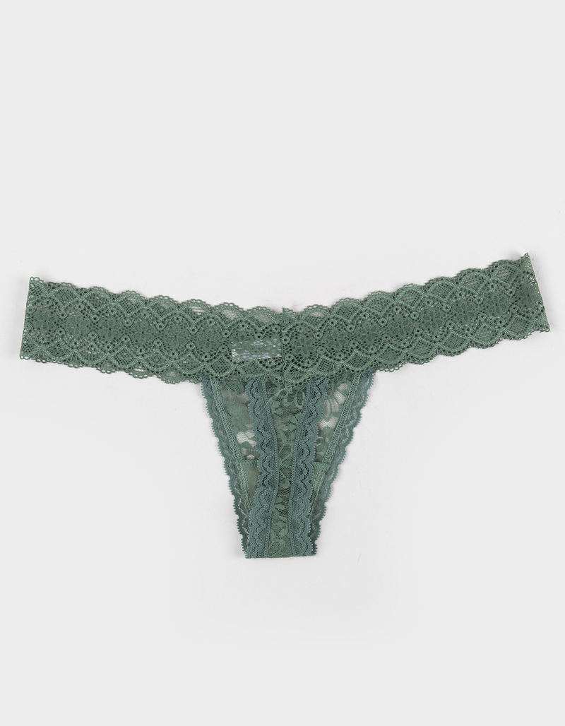 FULL TILT Lace Thong image number 1
