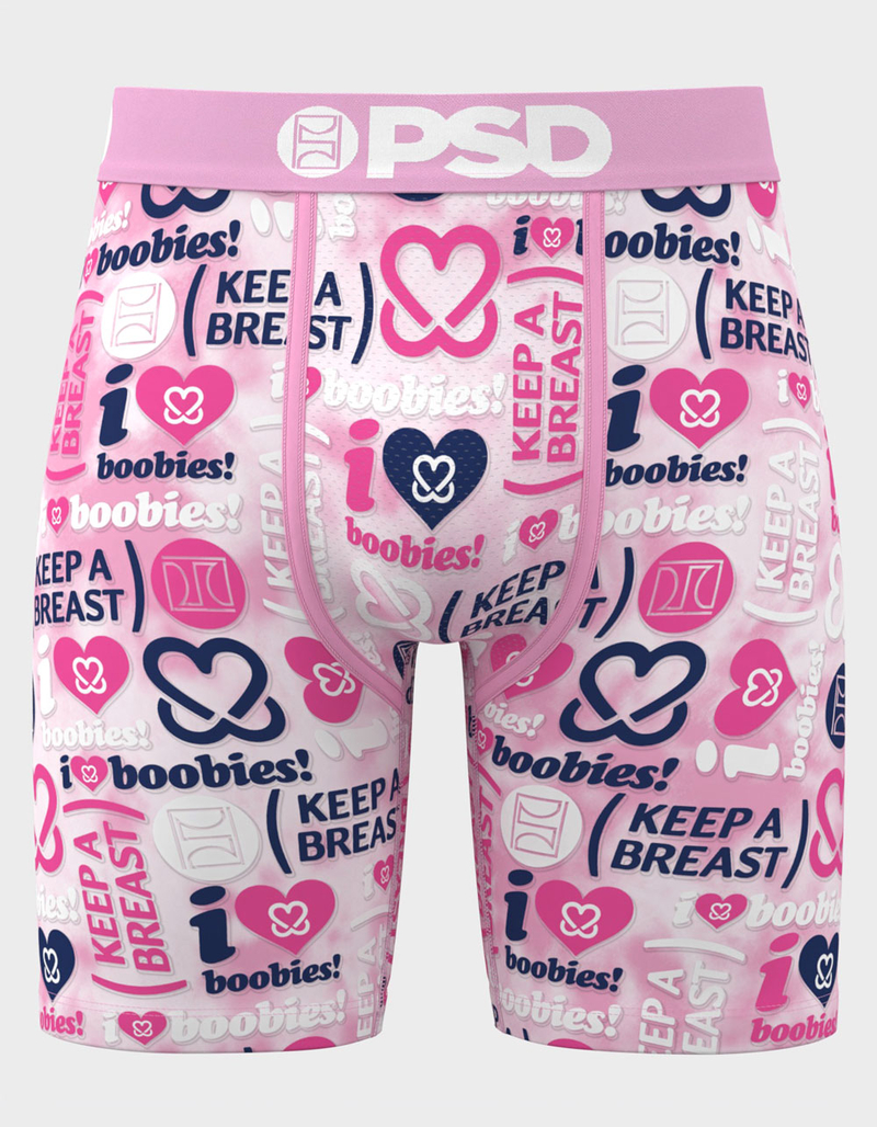 PSD x Keep A Breast Stacked Mens Boxer Briefs image number 0