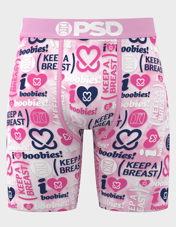 PSD x Keep A Breast Stacked Mens Boxer Briefs Primary Image