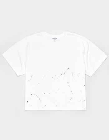 RSQ Mens Paint Splatter Boxy Tee Alternative Image