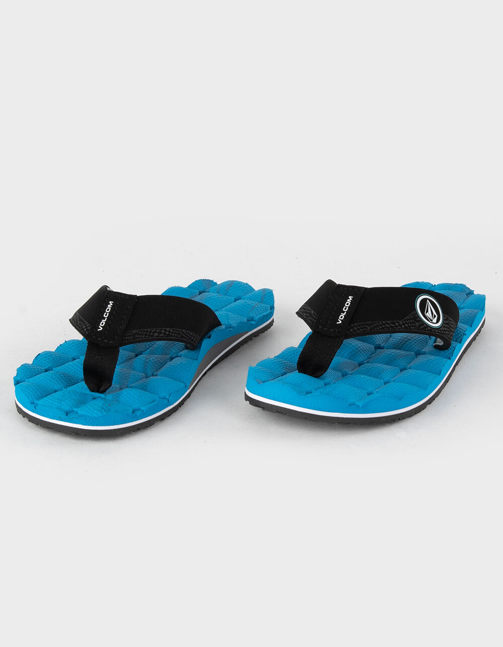 VOLCOM Recliner Boys Flip Flops - BLUE | Tillys