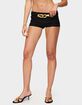 EDIKTED Hook Belt Micro Shorts image number 1