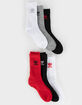 ADIDAS Originals Trefoil 6 Pack Kids Crew Socks image number 1