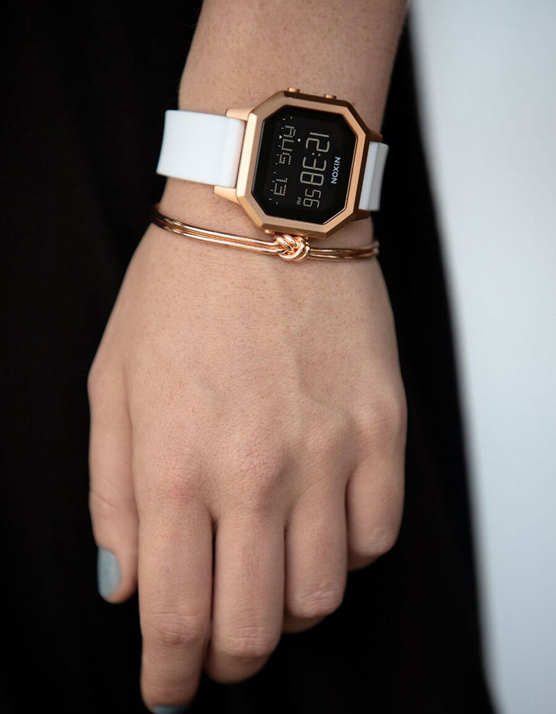 NIXON Siren SS Rose Gold & White Watch image number 5