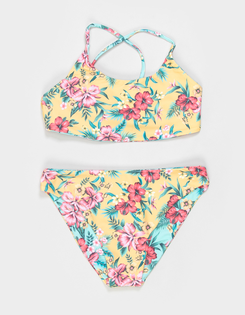 FEATHER 4 ARROW Reversible Girls Bralette Bikini Set image number 1