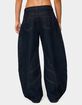 EDIKTED Double Pocket Low Rise Barrel Leg Jeans image number 3