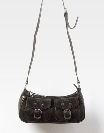 Faux Leather Buckle Shoulder Bag Alternative Image