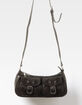 Faux Leather Buckle Shoulder Bag image number 2