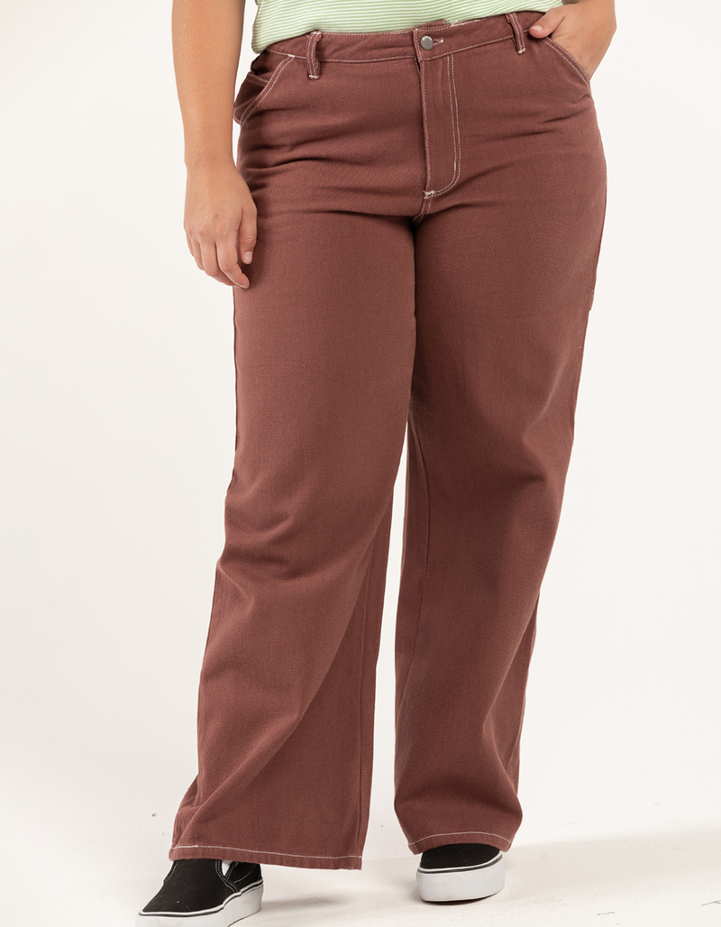 RSQ Womens High Rise Relax Carpenter Pants image number 5