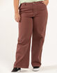 RSQ Womens High Rise Relax Carpenter Pants image number 6