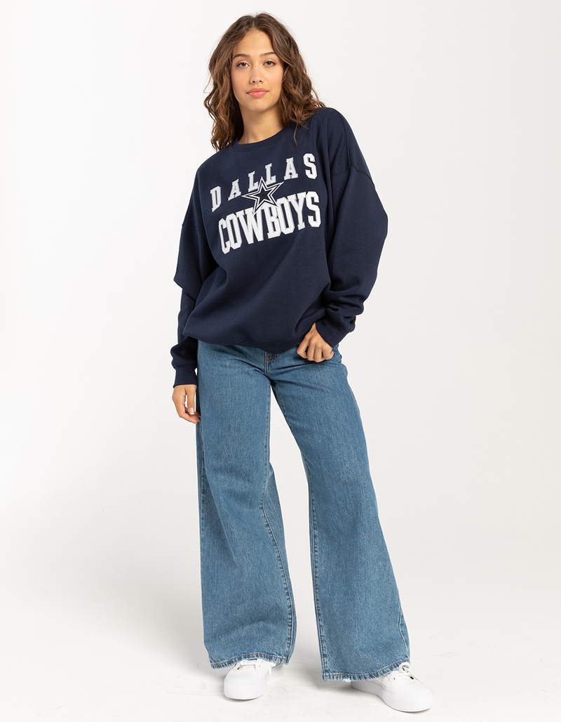 NFL Dallas Cowboys Embroidered Womens Crewneck Sweatshirt image number 5