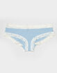 FULL TILT Rib Lace Trim Cheeky Panties image number 1