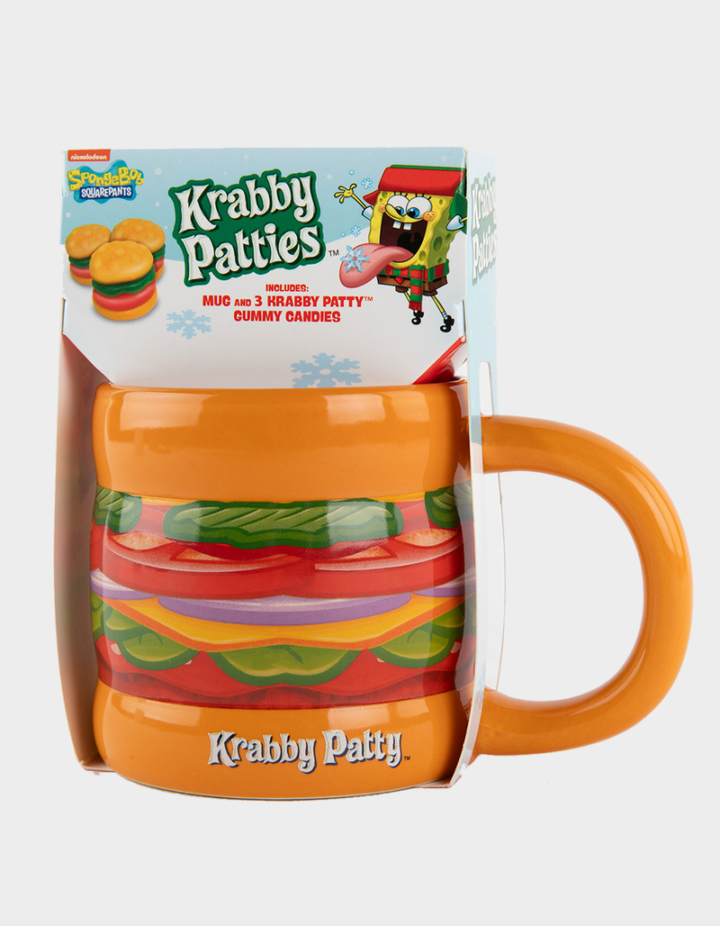 Krabby Patties Mug & Gummy Gift Set image number 0