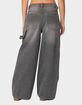 EDIKTED Baggy Washed Low Rise Carpenter Jeans image number 4
