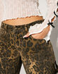 FULL TILT Textured Bow Womens Long Sleeve Top image number 3