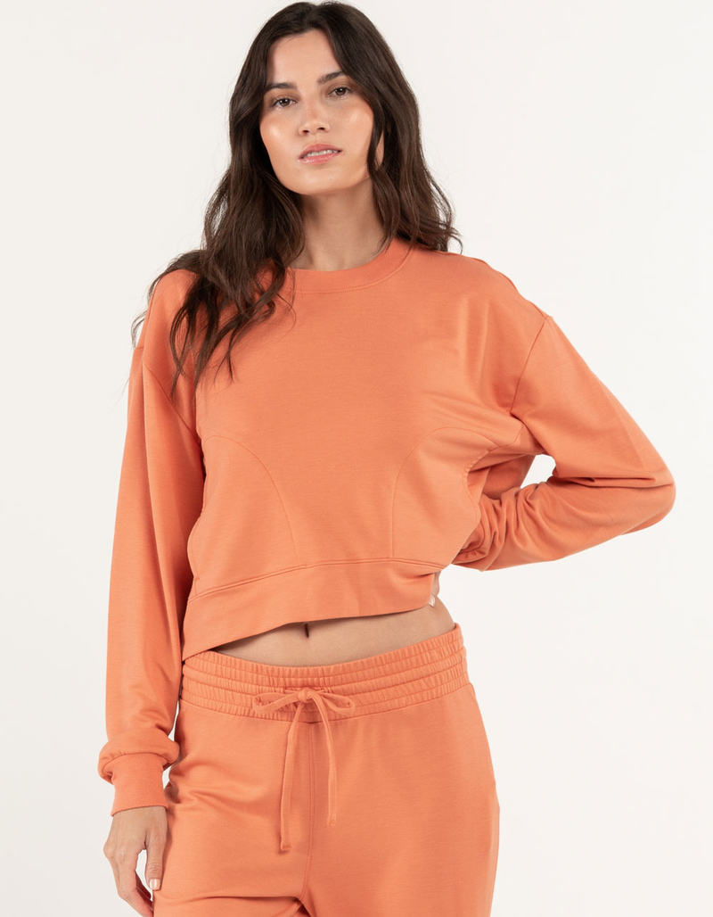 HURLEY Easy Womens Oversized Crewneck Sweatshirt image number 0