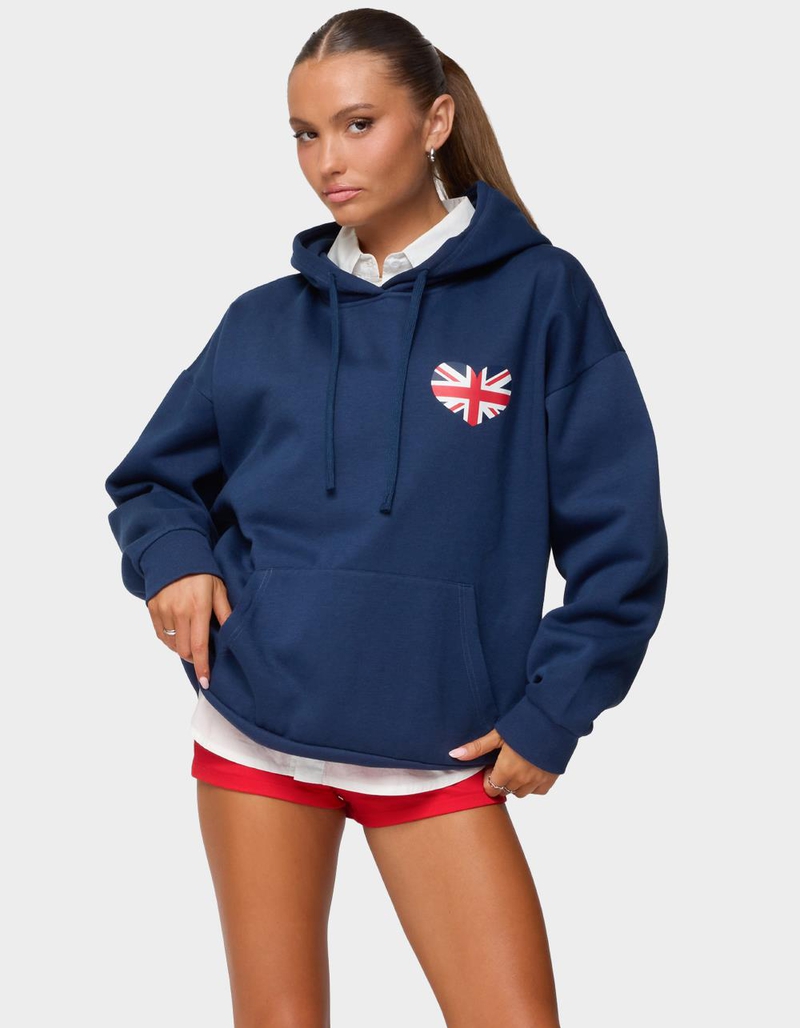 EDIKTED Love London Oversized Hoodie image number 0