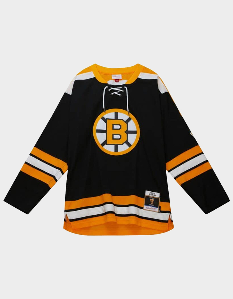 MITCHELL & NESS Blue Line Bobby Orr Boston Bruins 1971 Mens Hockey Jersey image number 0