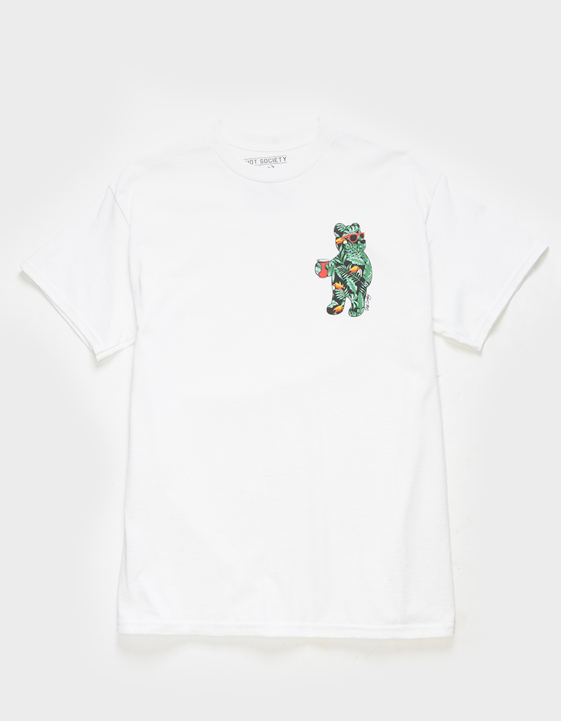 RIOT SOCIETY Toucan Paradise Bear Mens Tee image number 0