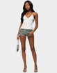 EDIKTED Taeyn Fringe Textured Chiffon Top image number 5