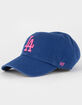 47 BRAND Los Angeles Dodgers '47 Clean Up Strapback Hat image number 2