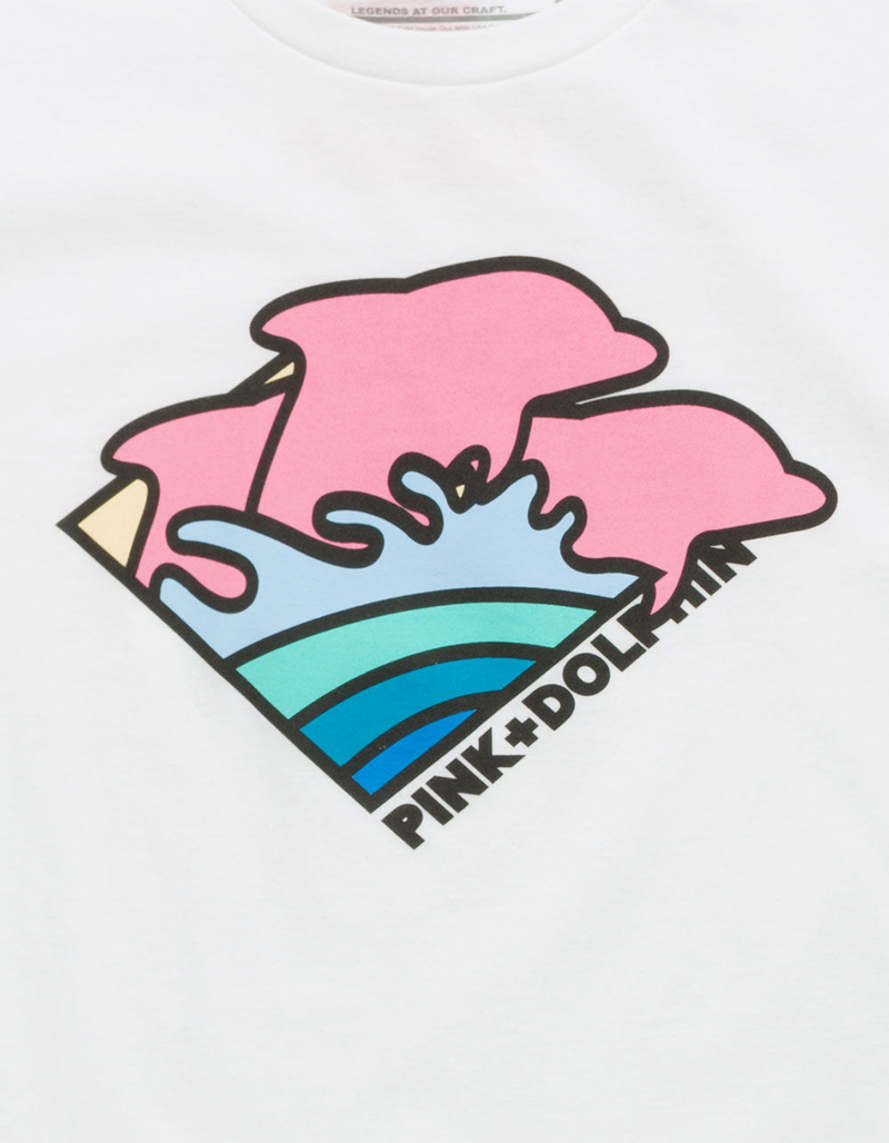 PINK DOLPHIN Pod Crest Mens T-Shirt image number 1