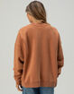 ROXY Lineup Womens Oversized Crewneck Sweatshirt image number 4