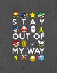 NINTENDO Stay Out Of My Way Unisex Tee image number 2