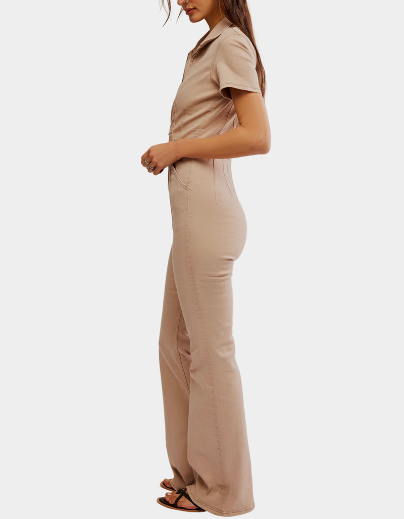 FREE PEOPLE Jayde Womens Flare Jumpsuit image number 2
