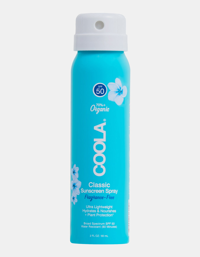 COOLA Fragrance Free Classic Organic Sunscreen Spray image number 0