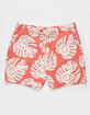 RSQ Mens Tropical Leaf 5'' Swim Shorts image number 2