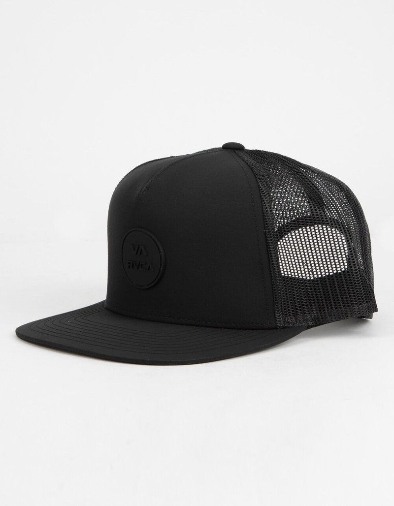 RVCA Sphere Black Mens Trucker Hat image number 0